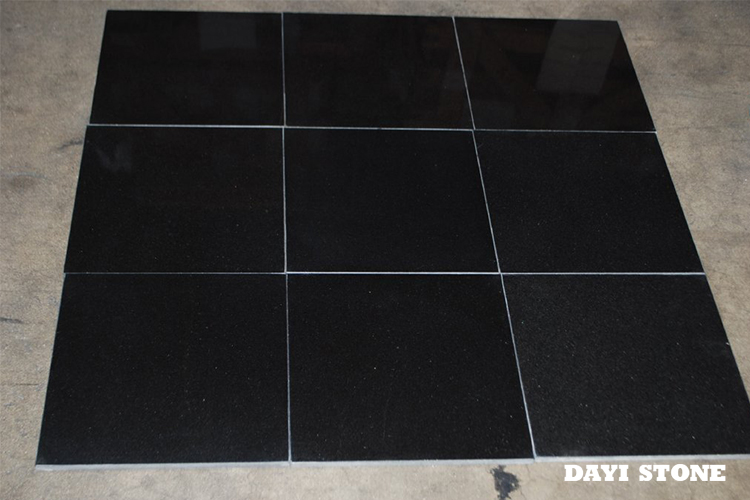 Shanxi Black Granite Tile 12X12-Natural Stone Polished - Dayi Stone